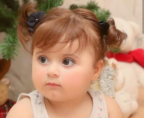 عکس نی نی خوشگل دختر چشم رنگی