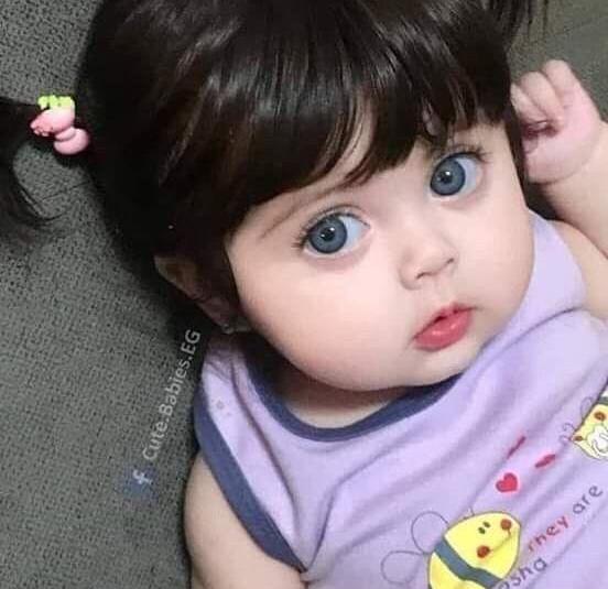 عکس دختر بچه خوشگل چشم ابرو مشکی