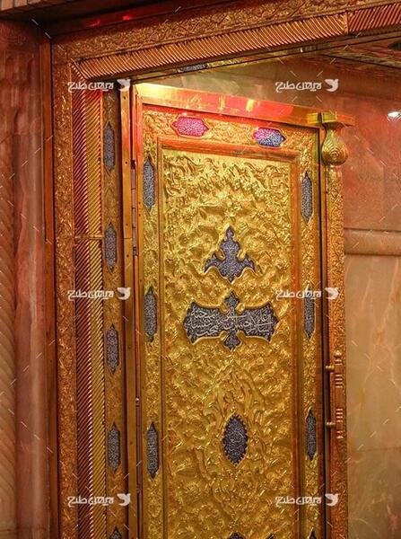 عکس گنبد امام حسین از داخل حرم