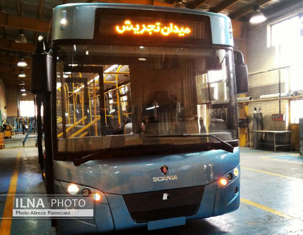 عکس داخل اتوبوس اسکانیا شهری