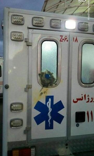 عکس از داخل آمبولانس