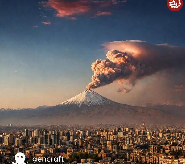 عکس داخل آتشفشان دماوند