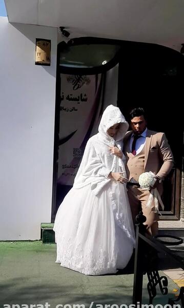 عکس عروس داخل آرایشگاه