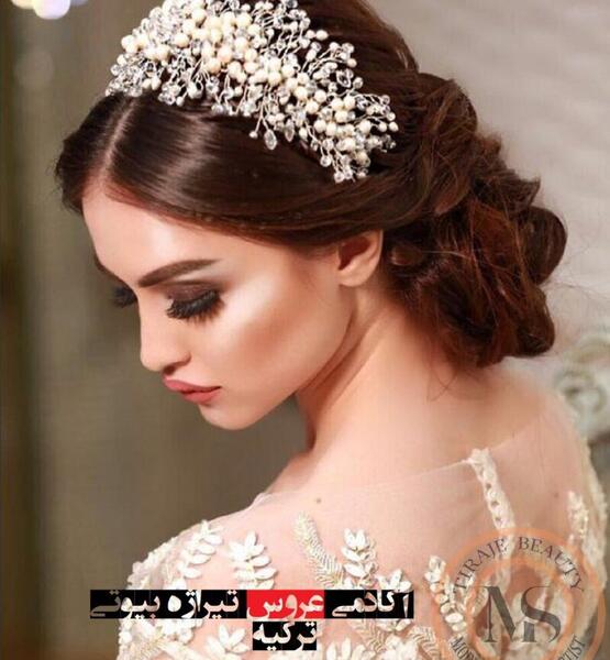 عکس عروس داخل آرایشگاه