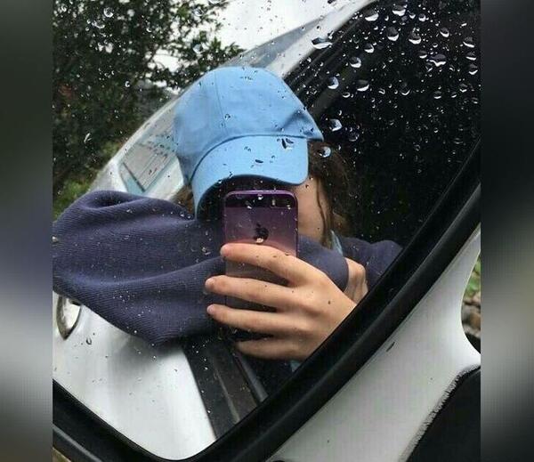 عکس داخل اینه دخترانه