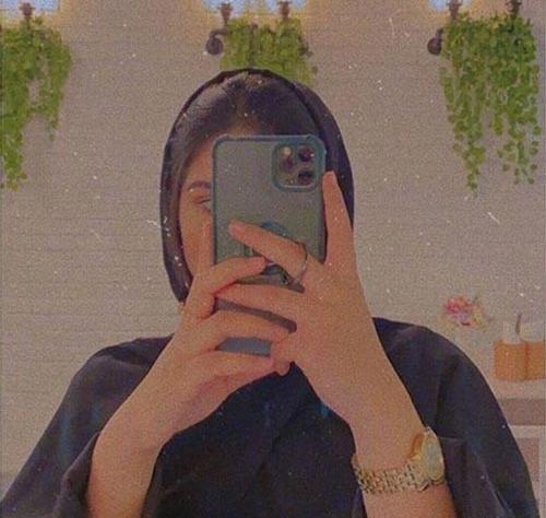 عکس داخل اینه دخترانه