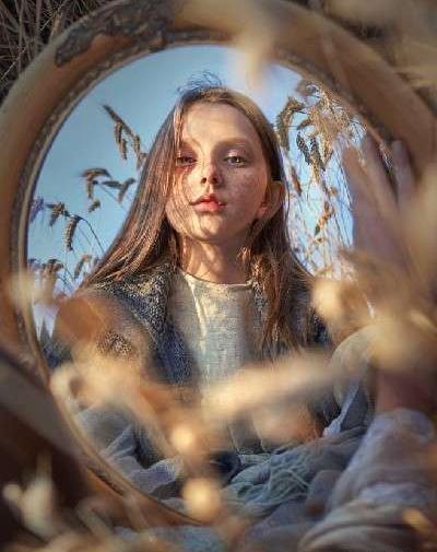 ایده عکس داخل آینه