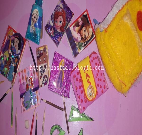 عکس وسایل باربی با کاغذ