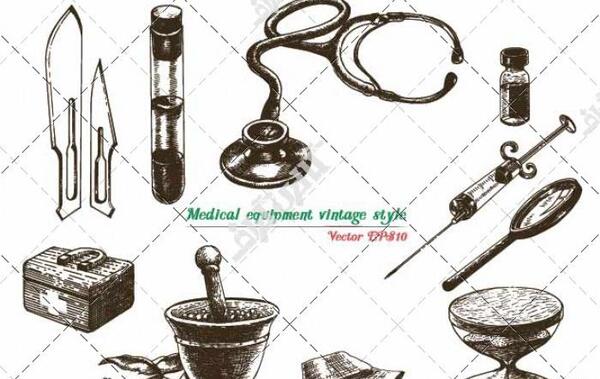 عکس وسایل پزشکی نقاشی