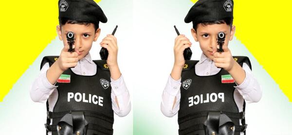 عکس وسایل پلیس بچه گانه