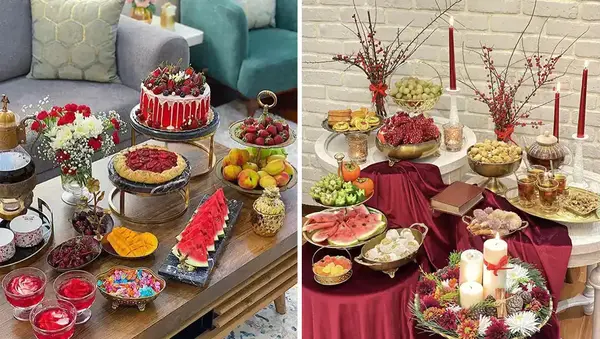 عکس وسایل تزیینی برای شب یلدا