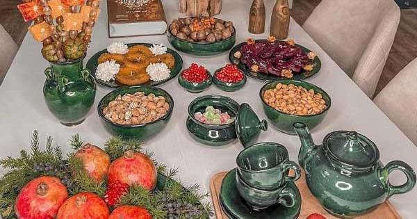 عکس وسایل تزیینی برای شب یلدا