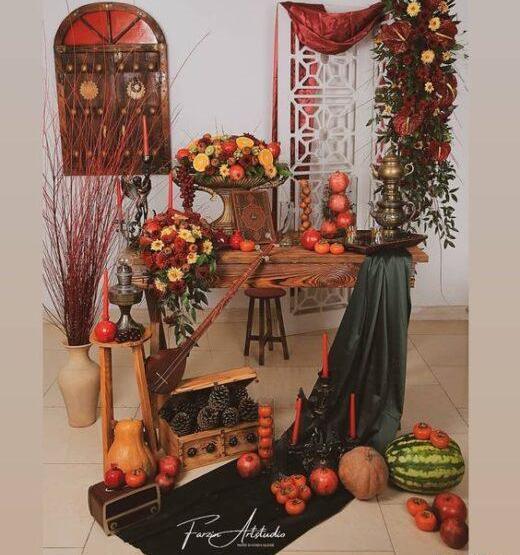 عکس وسایل تزیینی برای شب یلدا