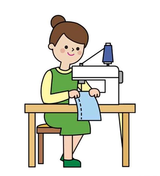 عکس نقاشی وسایل خیاطی