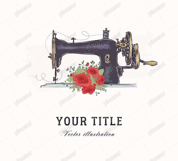 عکس نقاشی وسایل خیاطی