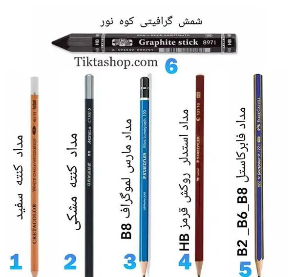 عکس وسایل های سیاه قلم