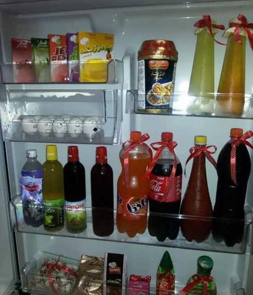 عکس وسایل داخل یخچال