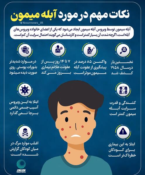 عکس آبله میمونی در کودکان