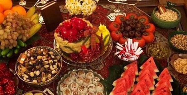 عکس تزیین وسایل شب یلدا برای عروس