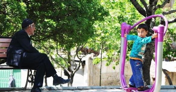 عکس وسایل ورزشی در پارک
