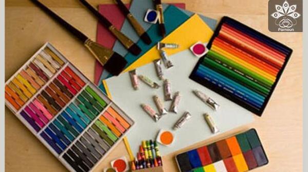 عکس وسایل طراحی نقاشی