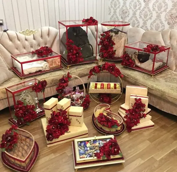 عکس تزیین وسایل عقد عروس