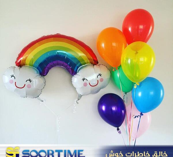 عکس وسایل رنگین کمان
