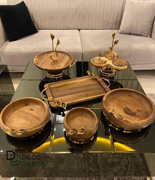 عکس وسایل چوبی پذیرایی