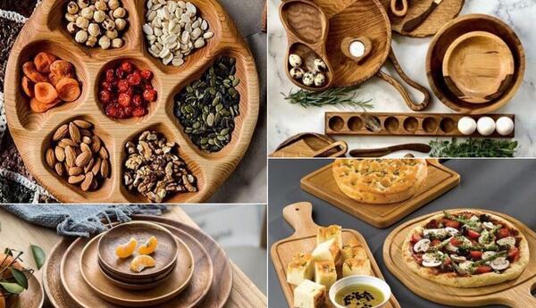 عکس وسایل چوبی پذیرایی