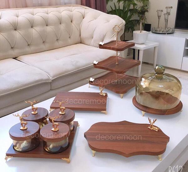 عکس وسایل چوبی پذیرایی