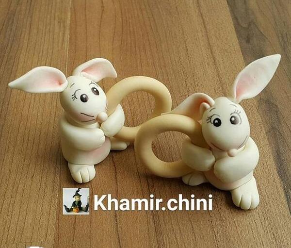 عکس وسایل با خمیر چینی