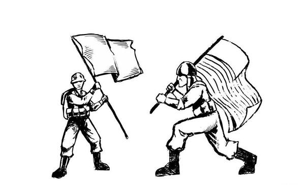 عکس نقاشی وسایل جنگی