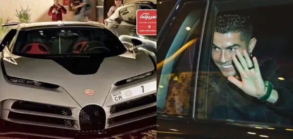 عکس داخل بوگاتی رونالدو