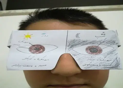 عکس داخل چشم کلاس پنجم