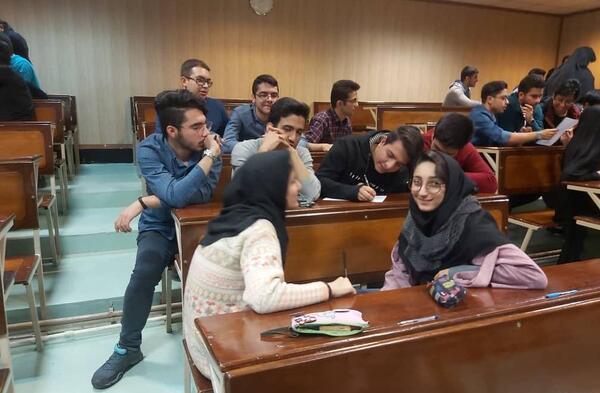 عکس داخل دانشگاه تهران