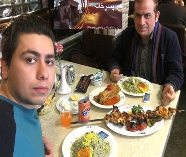 عکس داخل رستوران پسرخاله هشتگرد