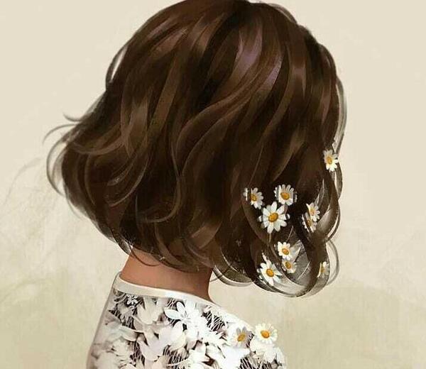 عکس فیک دختر مو کوتاه ویسگون
