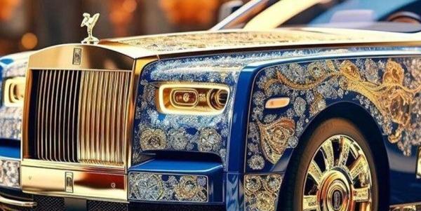 عکس داخل ماشین رولز رویس جدید