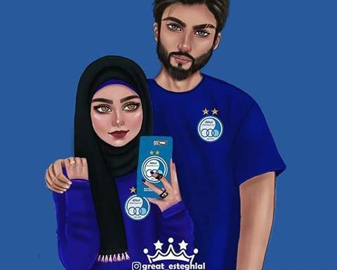 عکس دختر استقلالی فیک