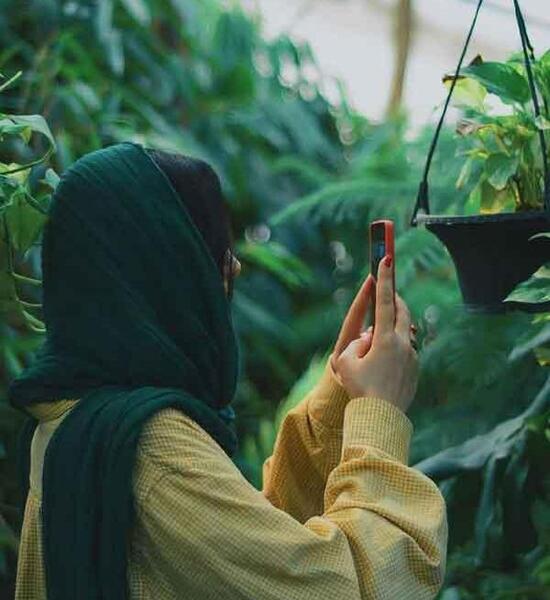 عکس دختر فیک تو طبیعت