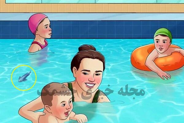 عکس دختر فیک تو استخر