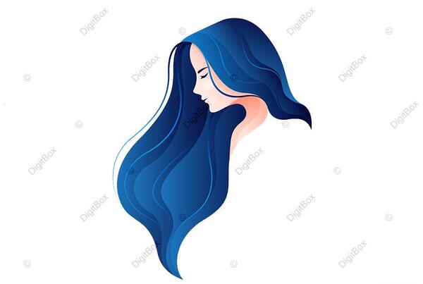 عکس فیک دختر مو صورتی
