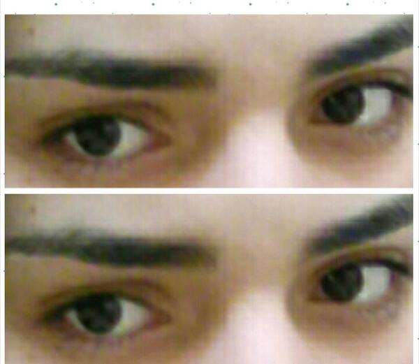 عکس فیک دختر چشم ابرو مشکی