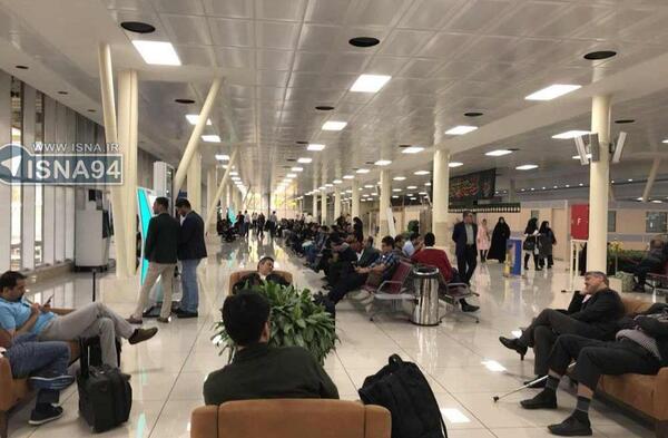 عکس از داخل فرودگاه مهراباد