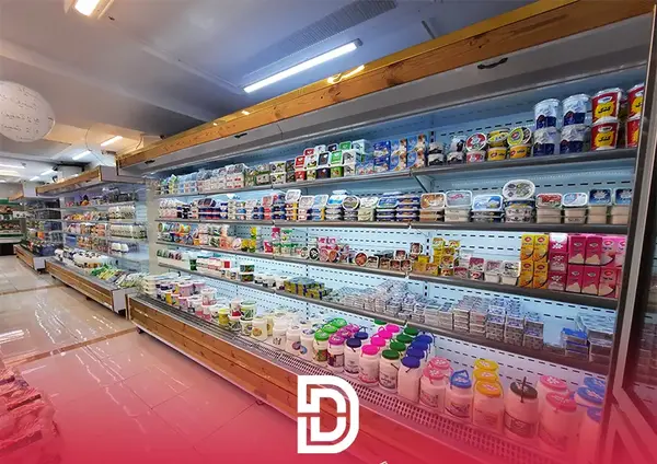 عکس داخل فروشگاه مواد غذایی
