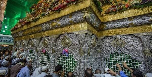 عکس داخل قبر امام حسین