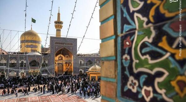 عکس داخل قبر امام رضا