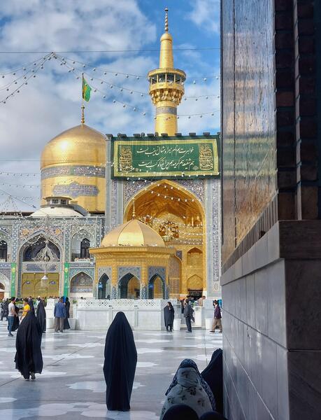 عکس داخل قبر امام رضا