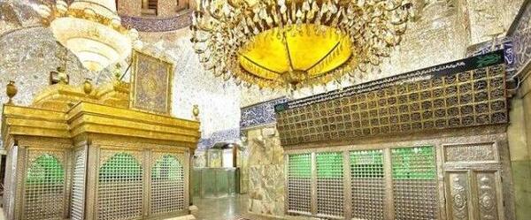 عکس داخل قبر امام رضا