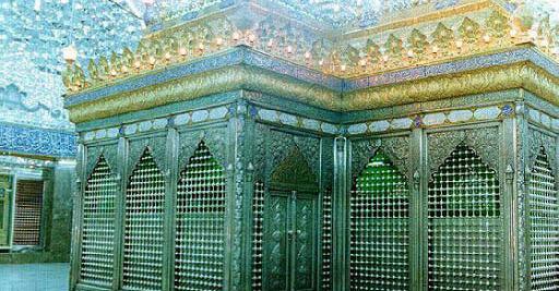 عکس داخل قبر امام رضا